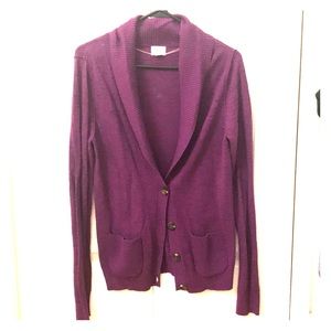 Purple Cardigan